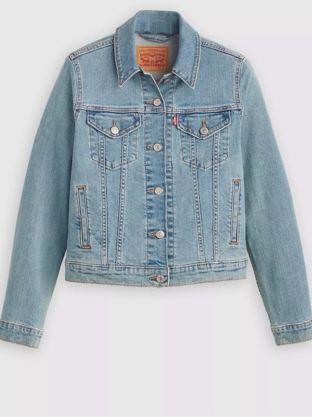 Levi's Light Wash Blue Denim Jacket - Classic Trucker Style